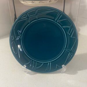 Fiestaware 2000 Juniper 9” Luncheon Plate Geometric Fiesta Homer Laughlin